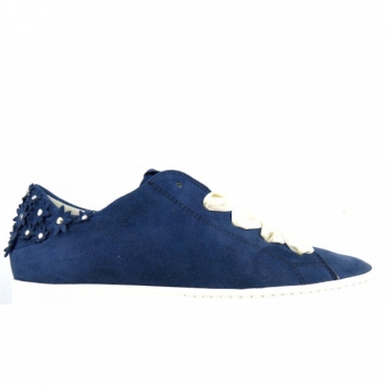 Paul Green Samtziege Metallic space Sneaker low in Blau Paul Green Samtziege Metallic space Sneaker low in Blau